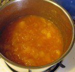 08.25.09 Peaches Peaches on the stove