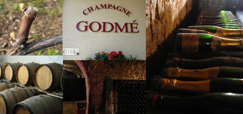 A collage of photos taken at maison Godme.